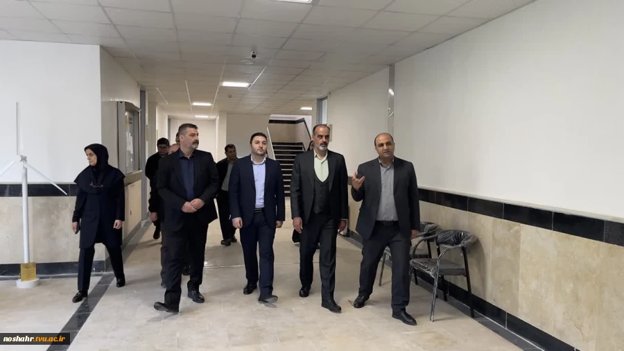 دیدار و بازدید معاون اداری, مالی و مدیریت منابع دانشگاه ملی مهارت از آموزشکده ملی مهارت نوشهر 5