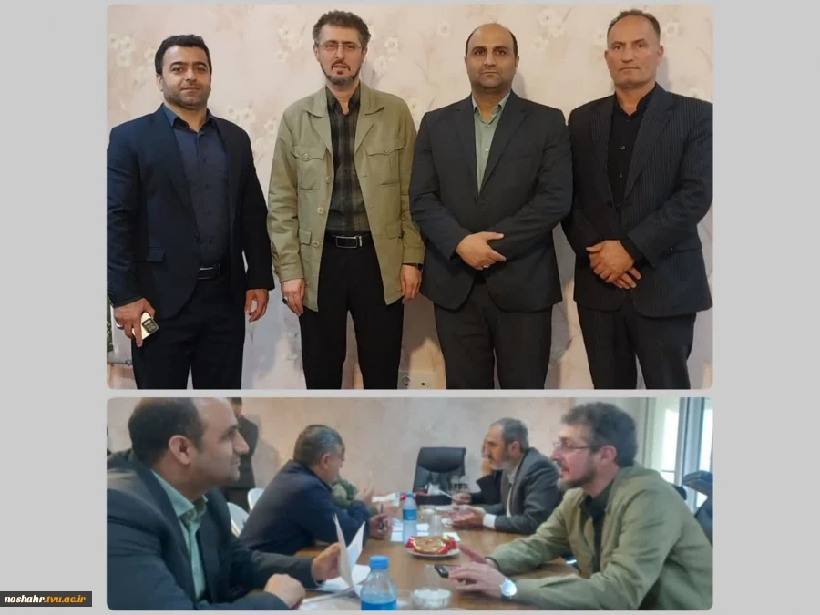 دیدار رئیس آموزشکده ملی مهارت نوشهر و مدیر‌کل کمیته امداد امام خمینی (ره) استان مازندران. 2