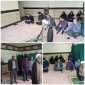 مراسم معنوی زیارت عاشورا و نماز جماعت در آموزشکده انجام شد